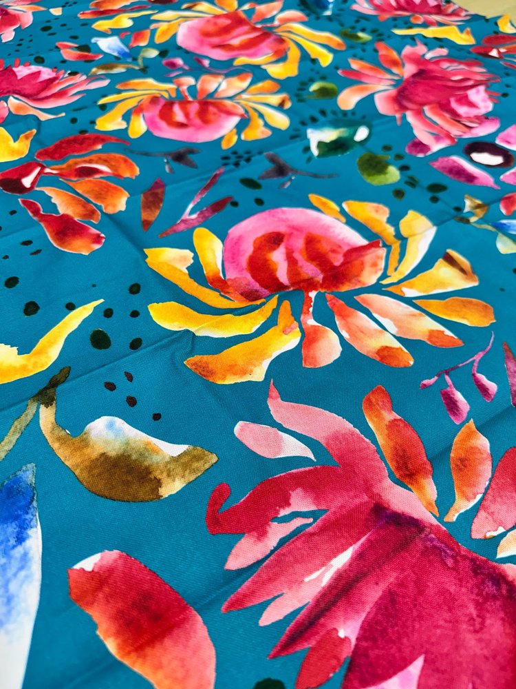 Fabric - Sprinkles on Turquoise
