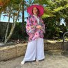 Short Kimono in True Fuscia
