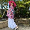 Short Kimono in True Fuscia