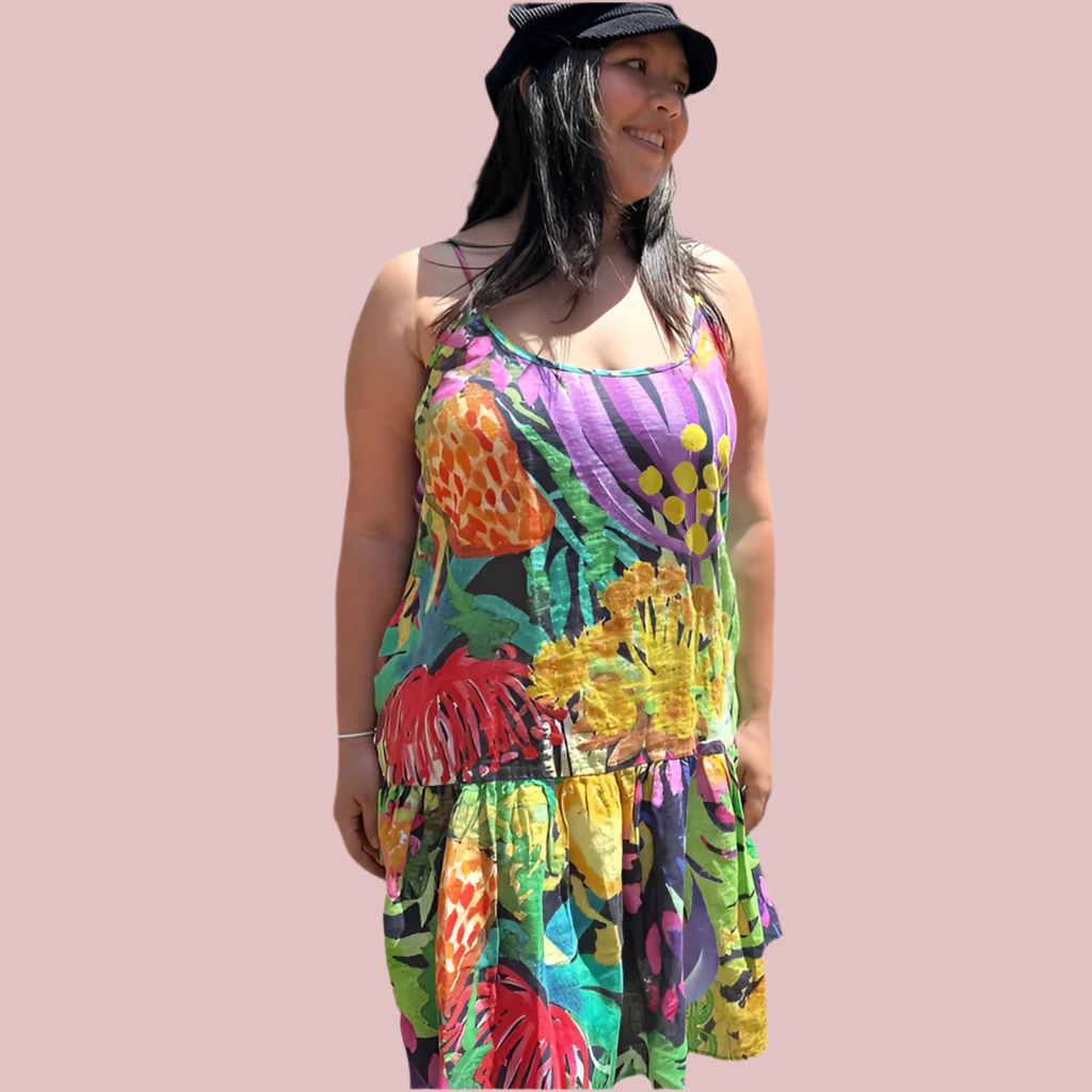 Tiarna Cami Linen in Wildflower Frenzy