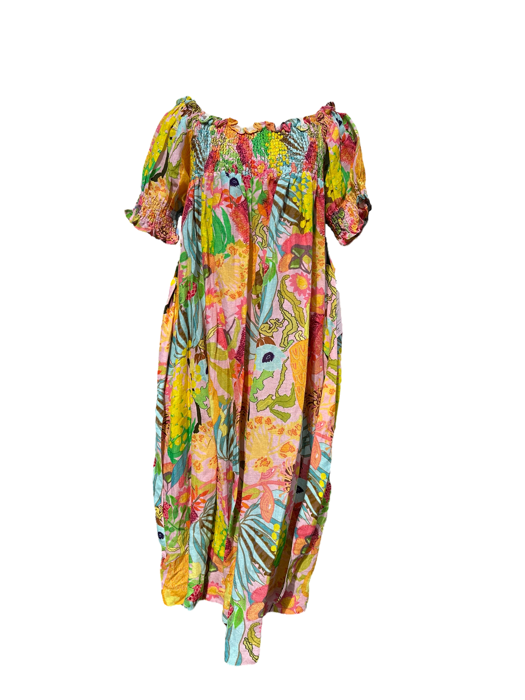 Long Dolly in Wildflowers On Blush