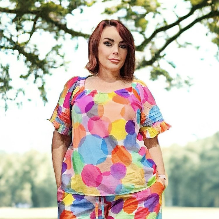 Ali-Top in Dotty Pastels