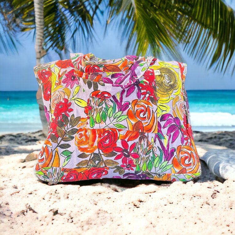 Bag - Go To Anywhere Bag in Summer Garden
