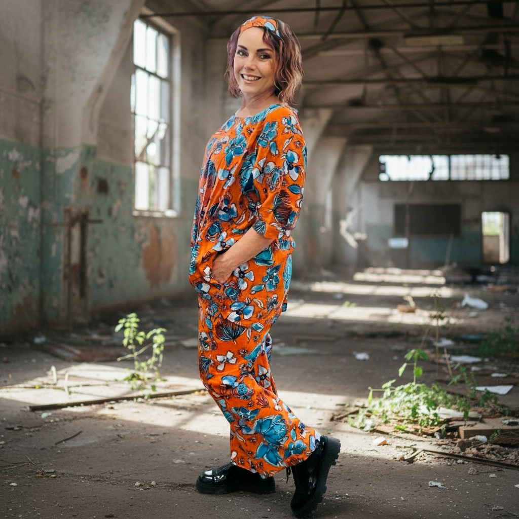 Cassie Pants in Burnt Orange