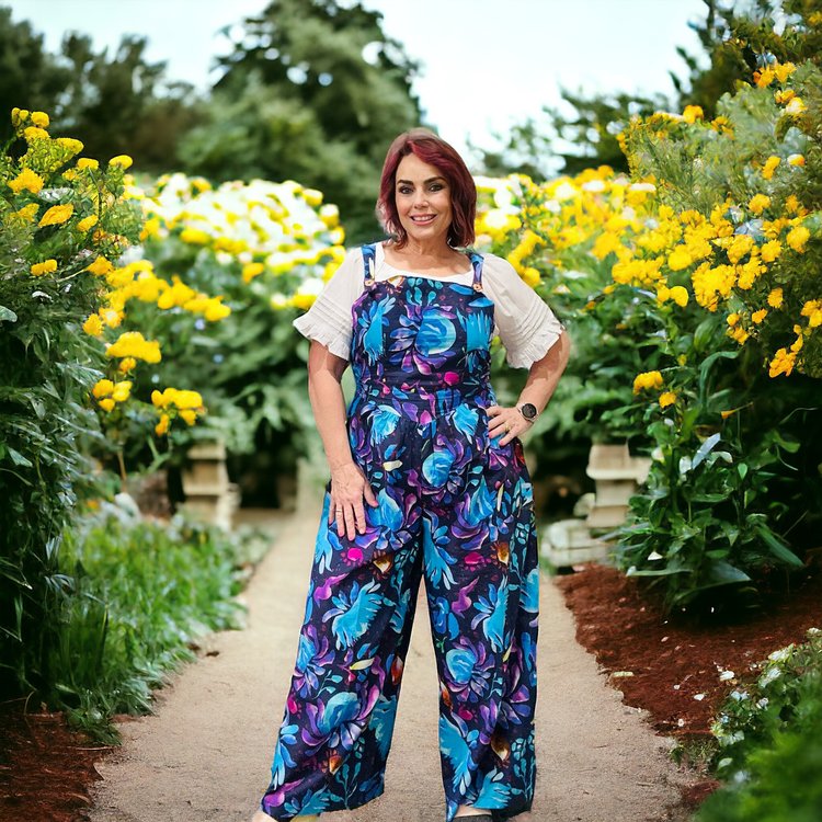 Molly Playsuit in Sprinkles at Midnight