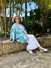 Short Kimono in Perfectly Turquoise