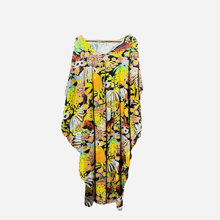 La Lee Dress In Wildflower Power Navy