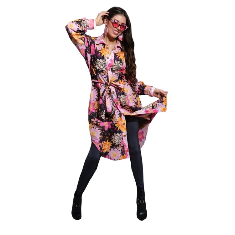 Reversible Coat Dress in Splatters Matters