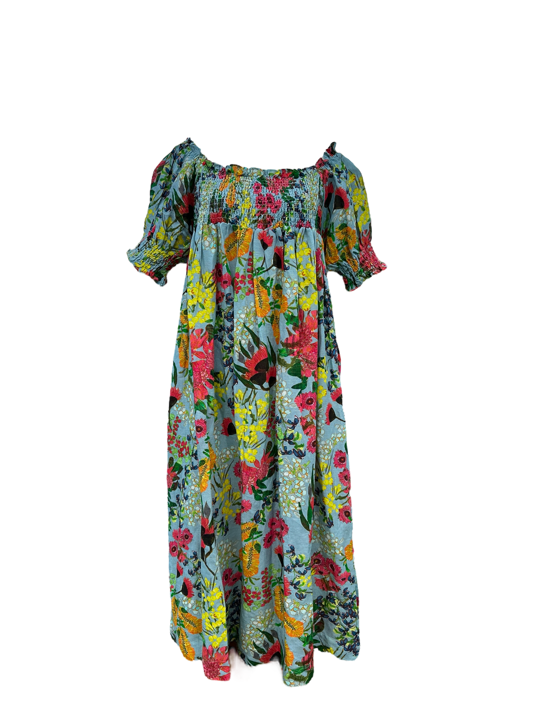 Long Dolly in Wildflowers On Blush