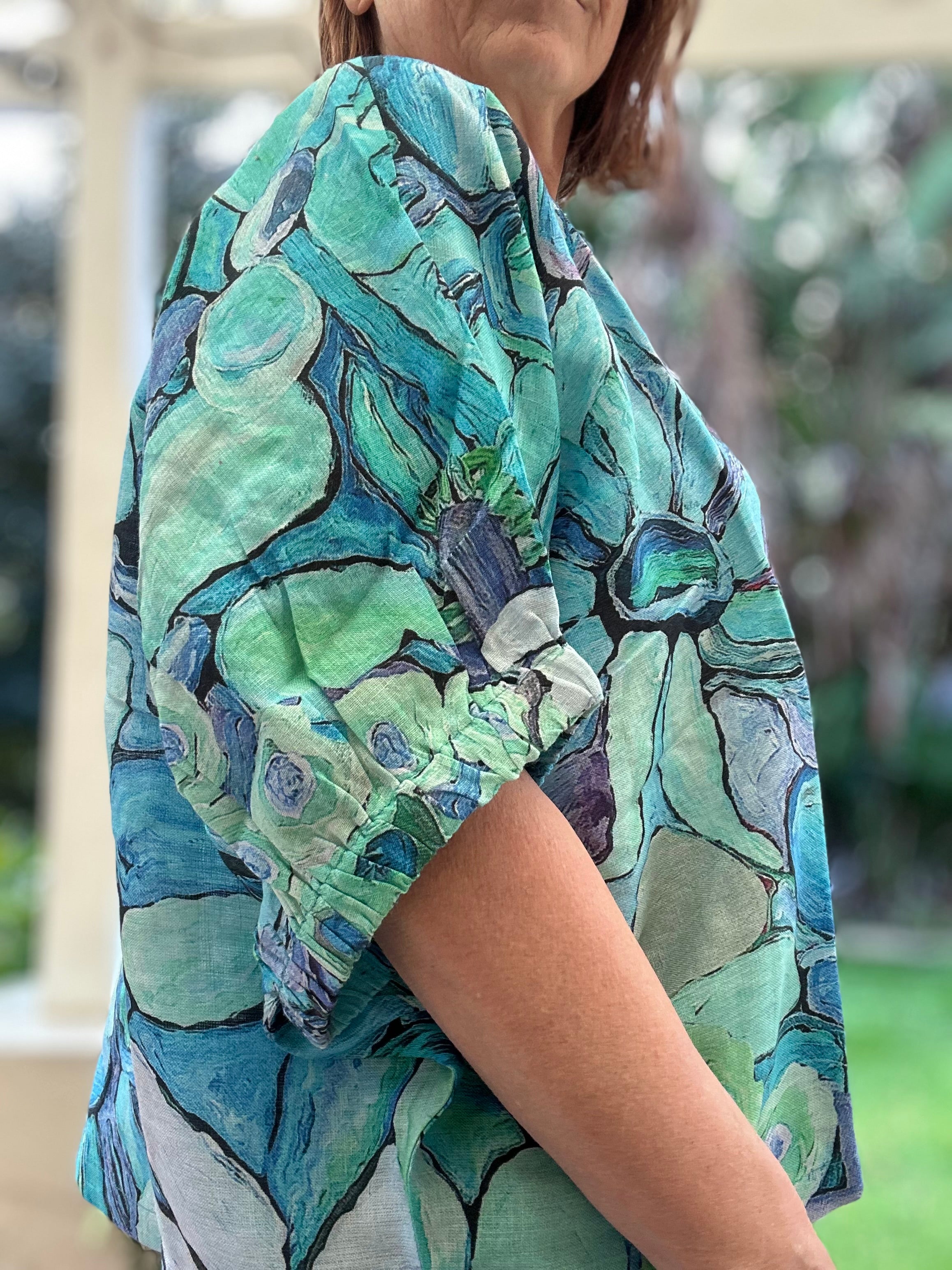 Jeunesse Linen in Perfectly Turquoise