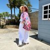 Short Kimono in True Fuscia