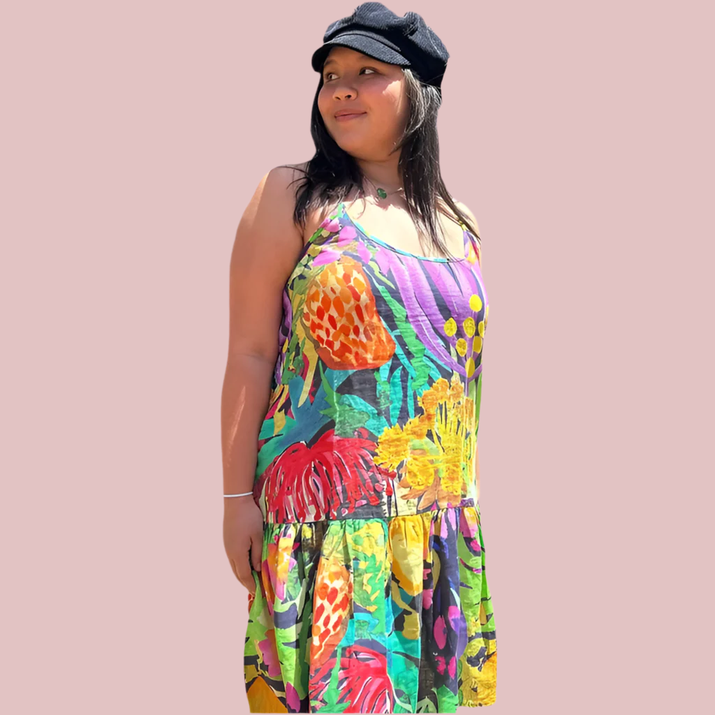 Tiarna Cami Linen in Wildflower Frenzy