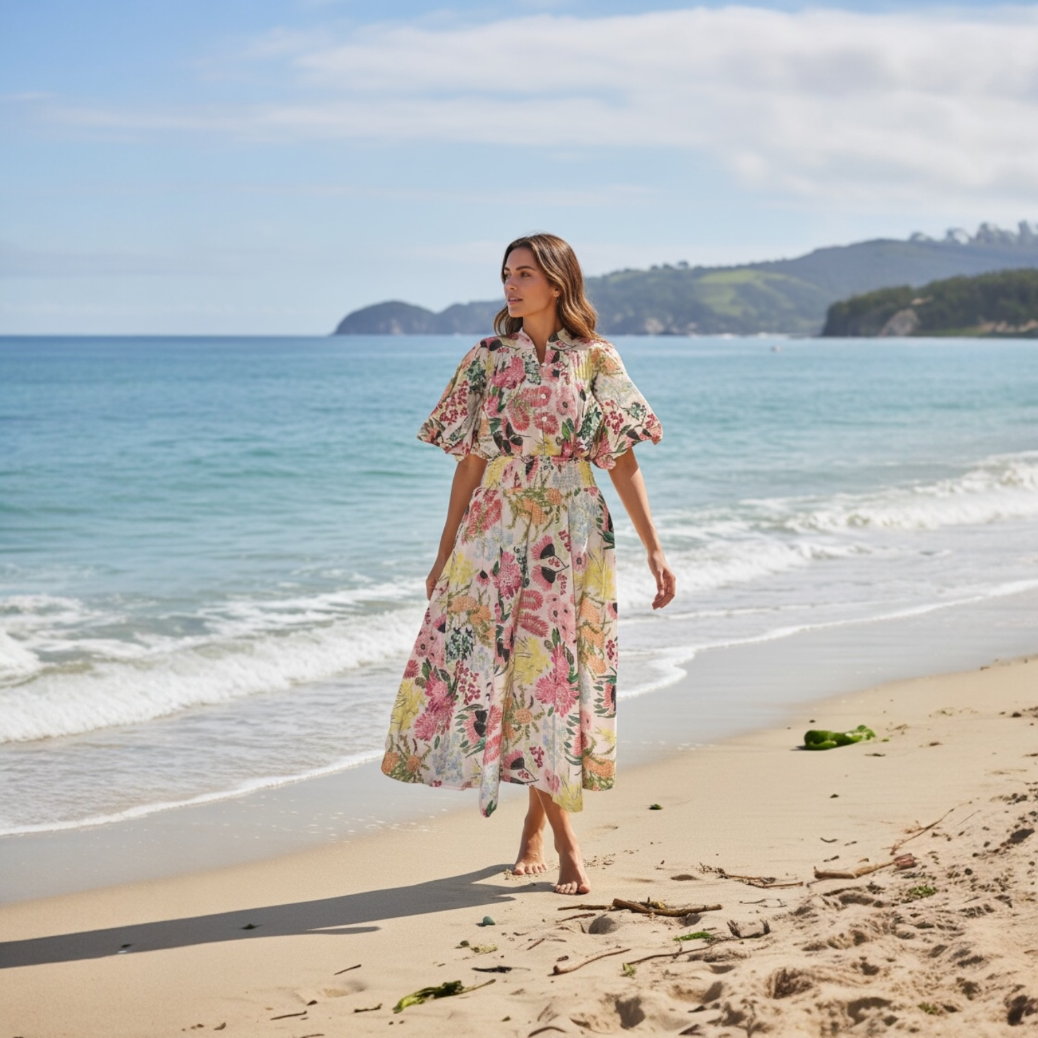 Sophia Skirt in Spring Fling Blush