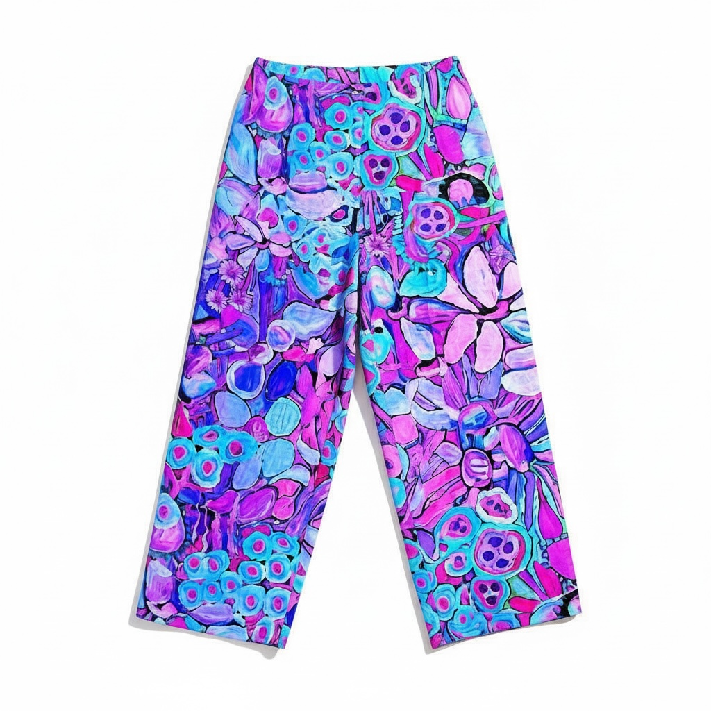 Linen Culotte in Perfectly Violet