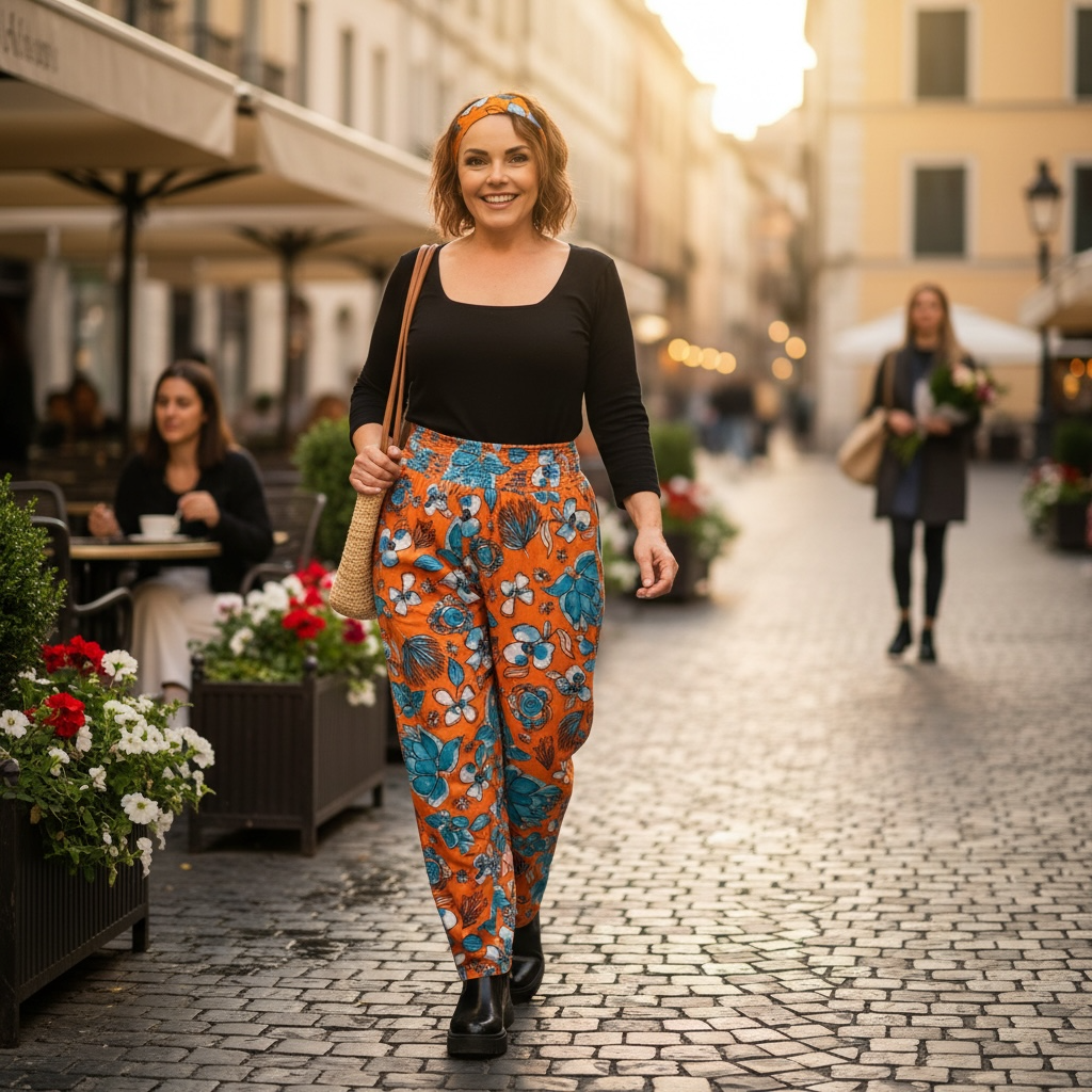 Cassie Pants in Burnt Orange