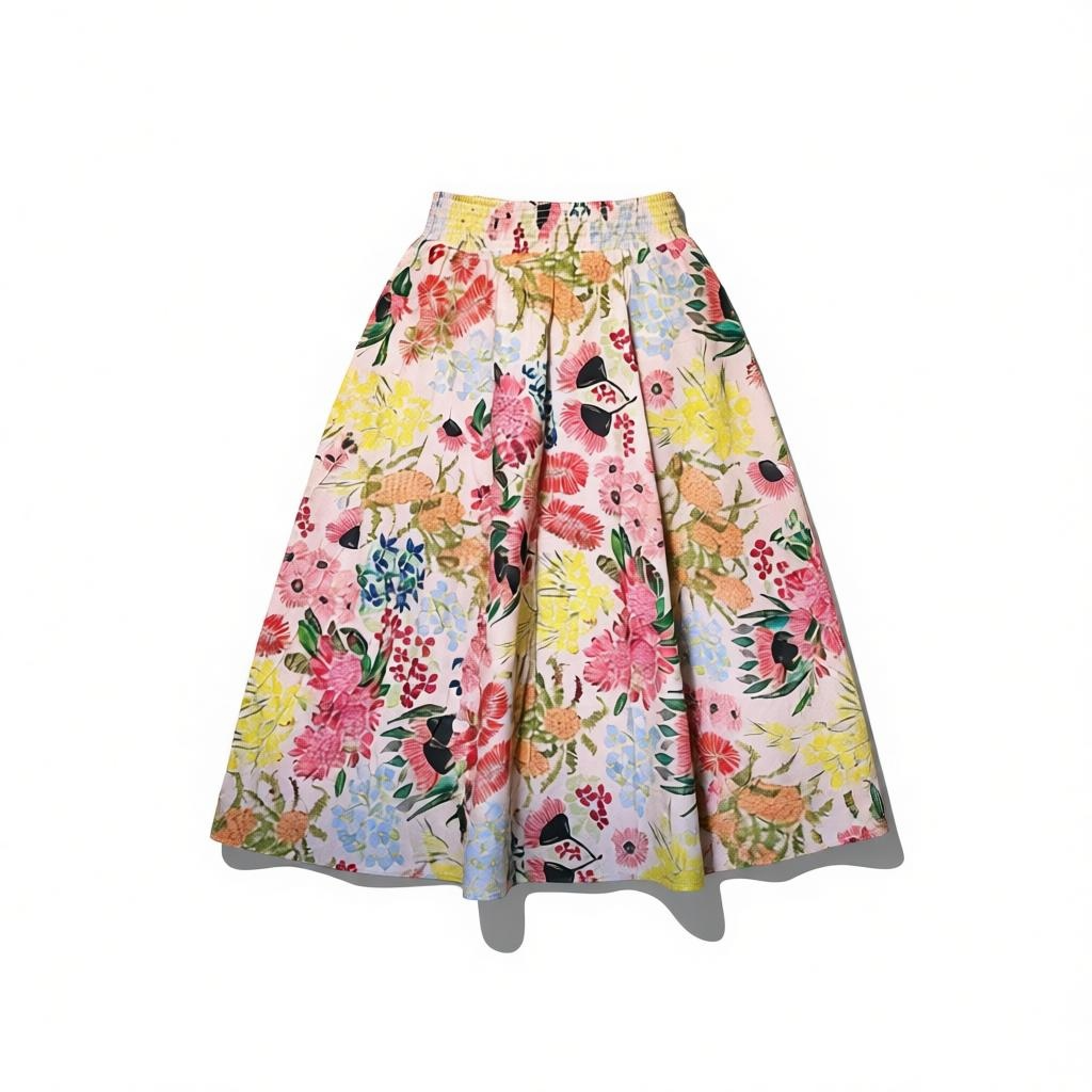 Sophia Skirt in Spring Fling Blush