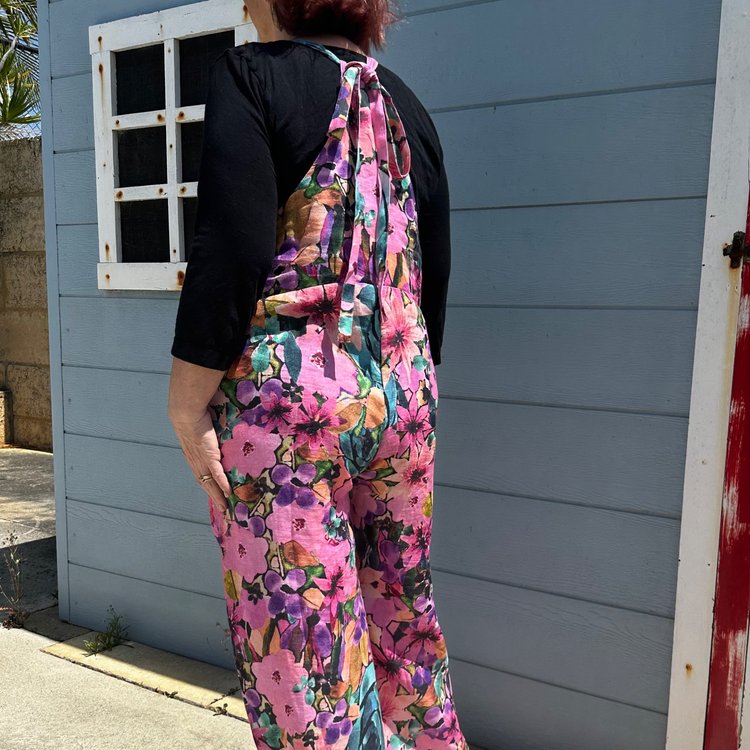 Zoe Playsuit in True Fuchsia