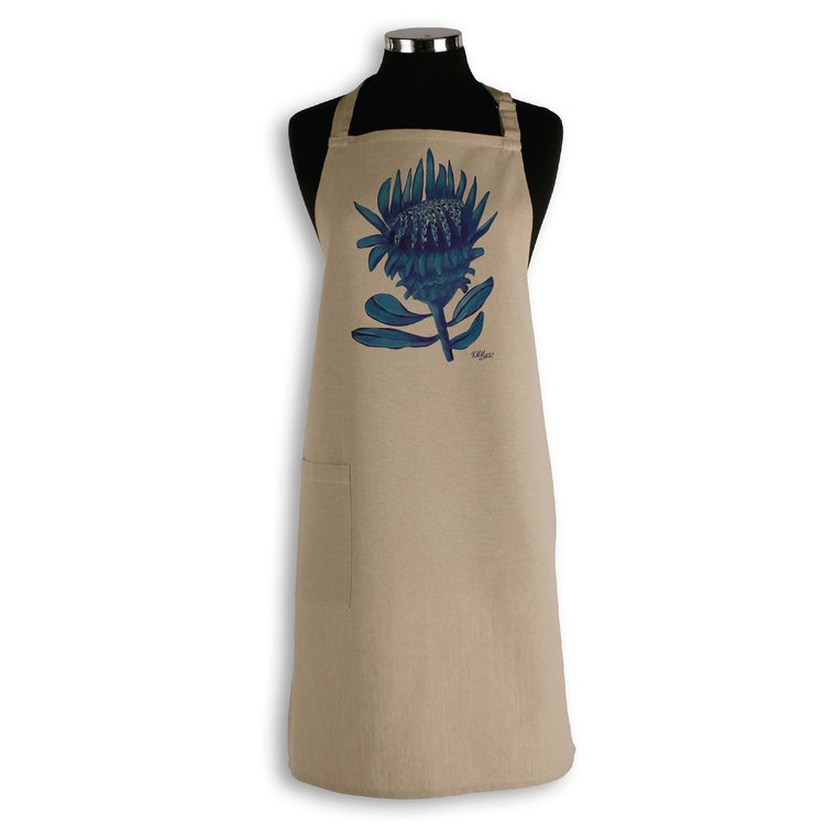 Apron in Blue Protea