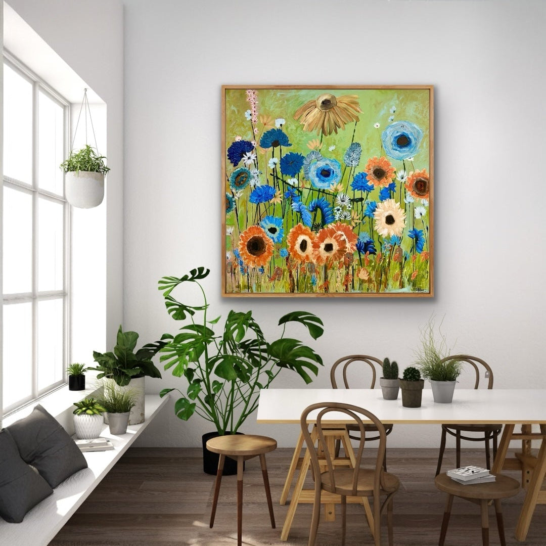 Original Wall art - with wooden frame Bug Me Any Day!