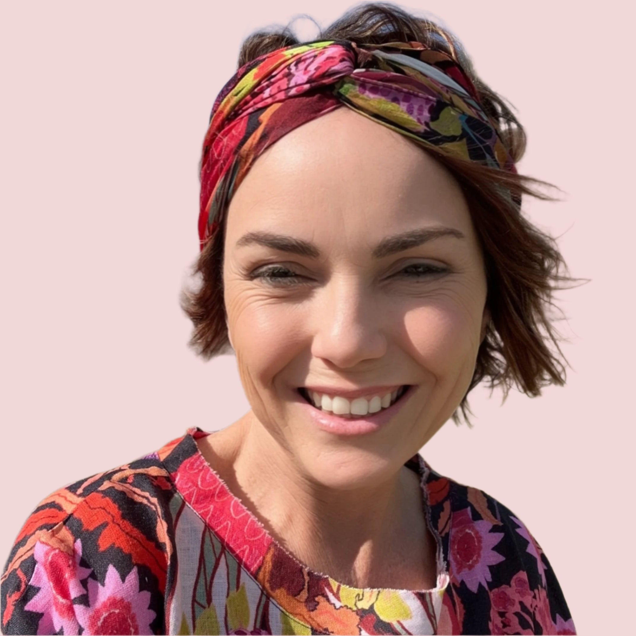 womens scarf floral silk