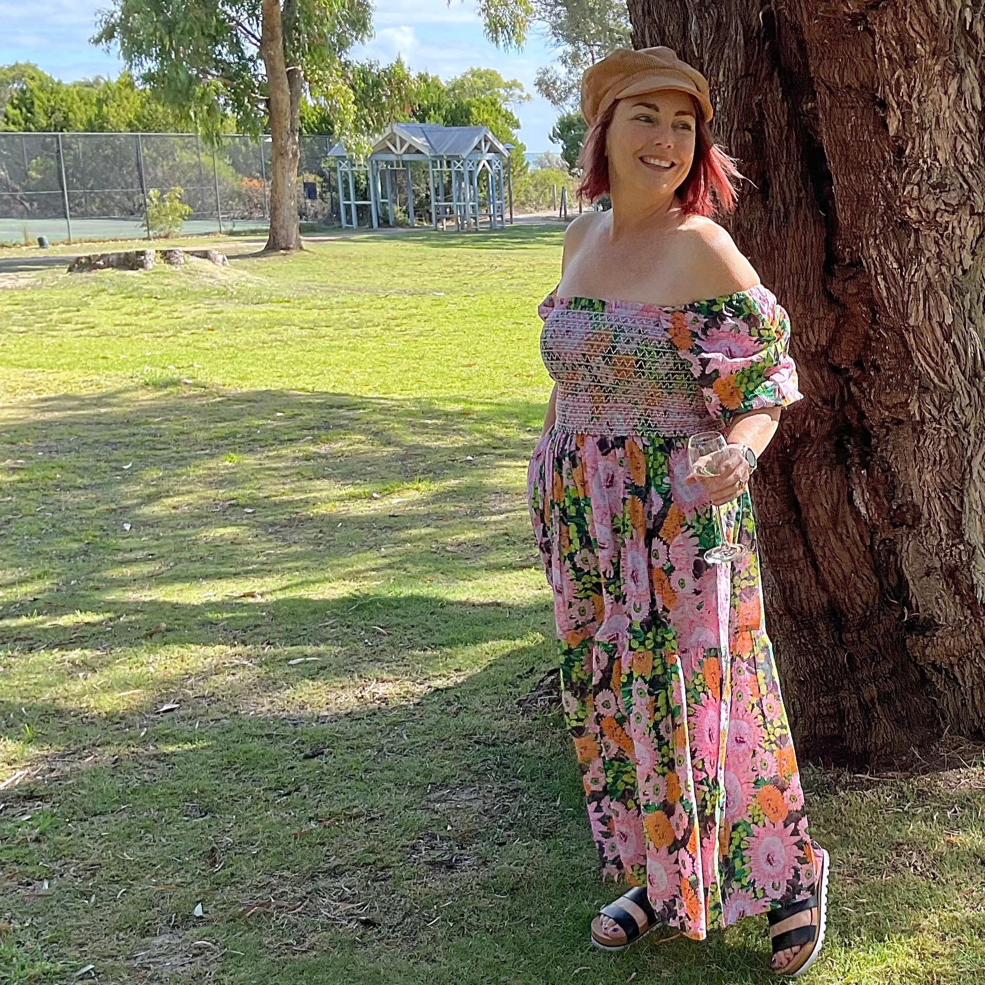 Cottage Core in Showtime - Floral dress