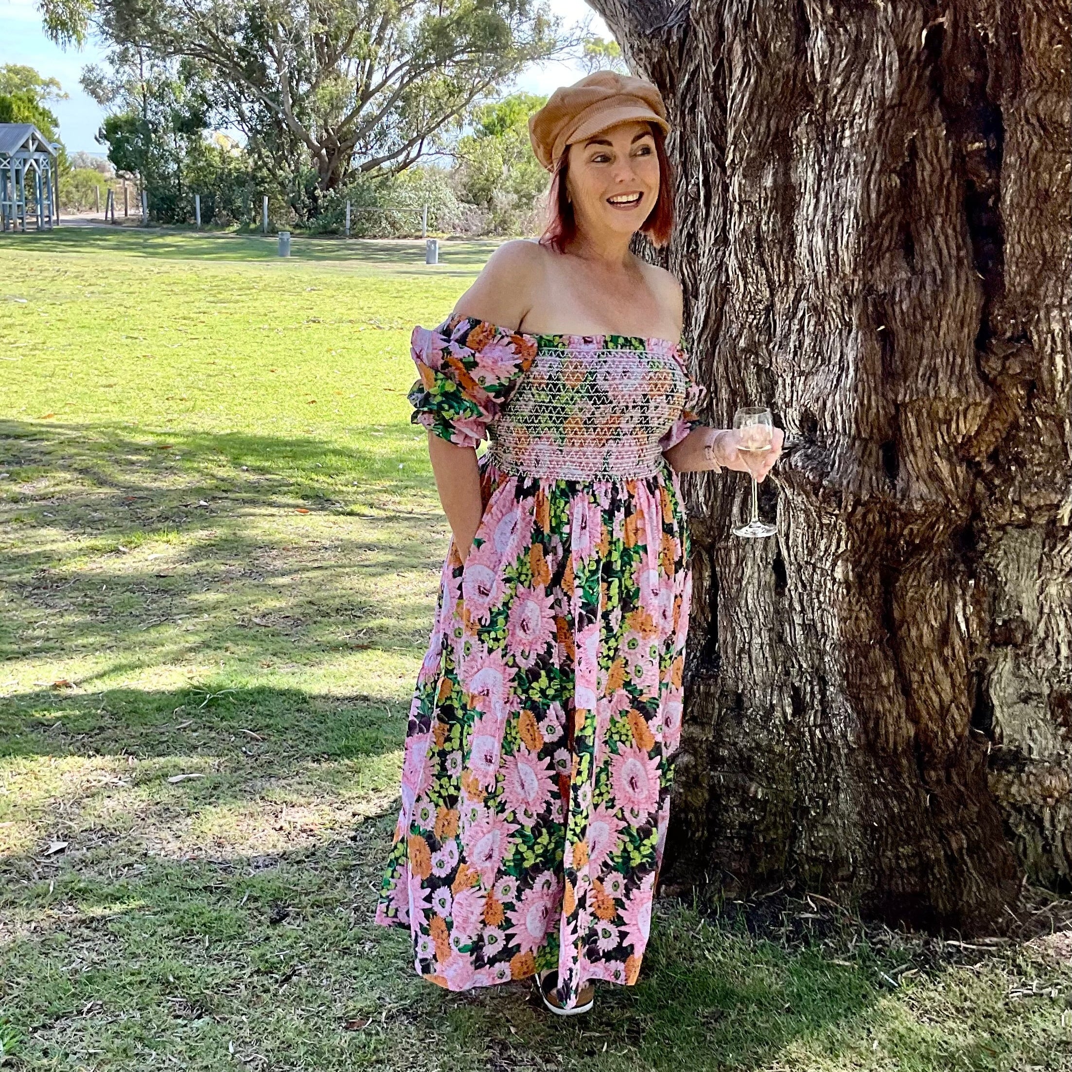 Cottage Core in Showtime - Floral dress