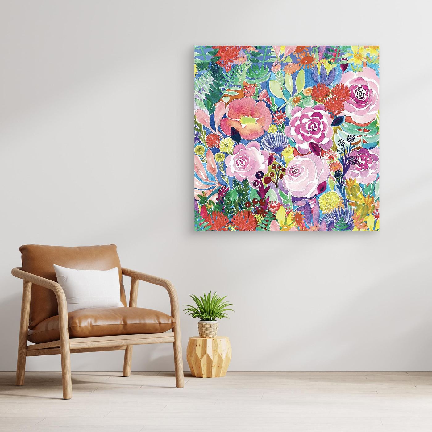 Floral Coral - Print