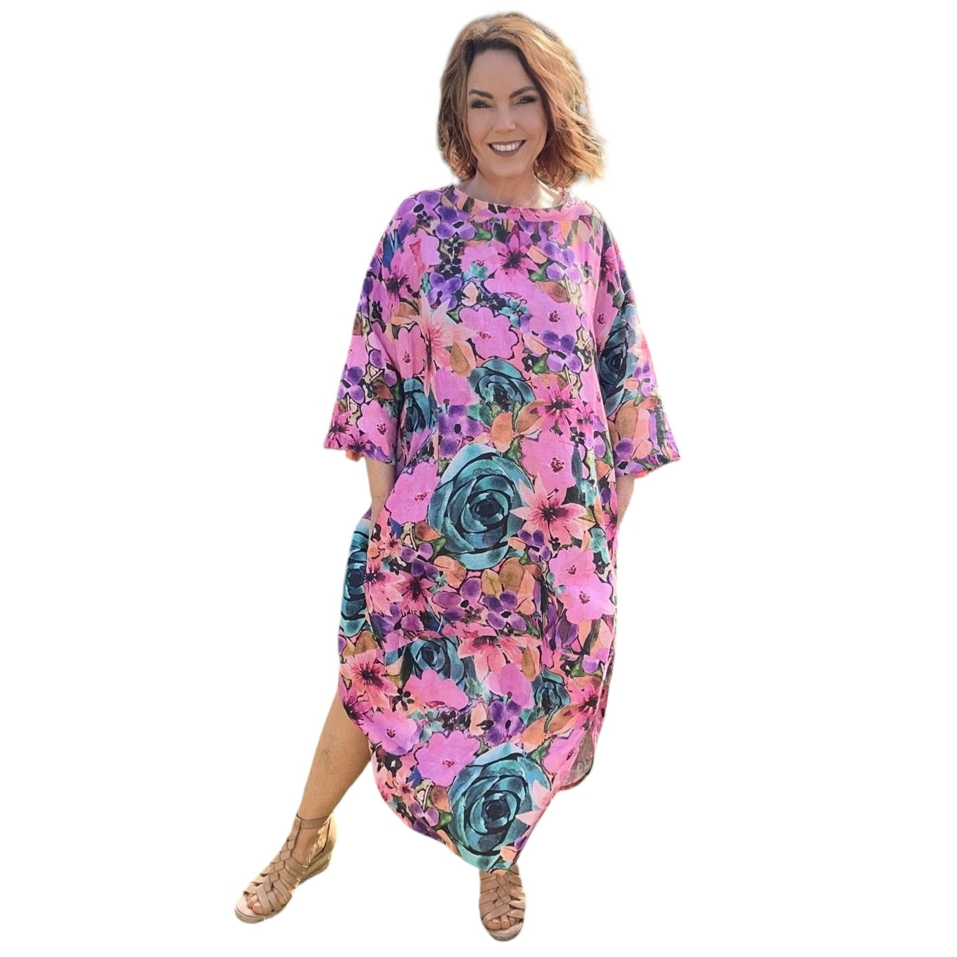 Woman wearing sustainable wearable art fashion