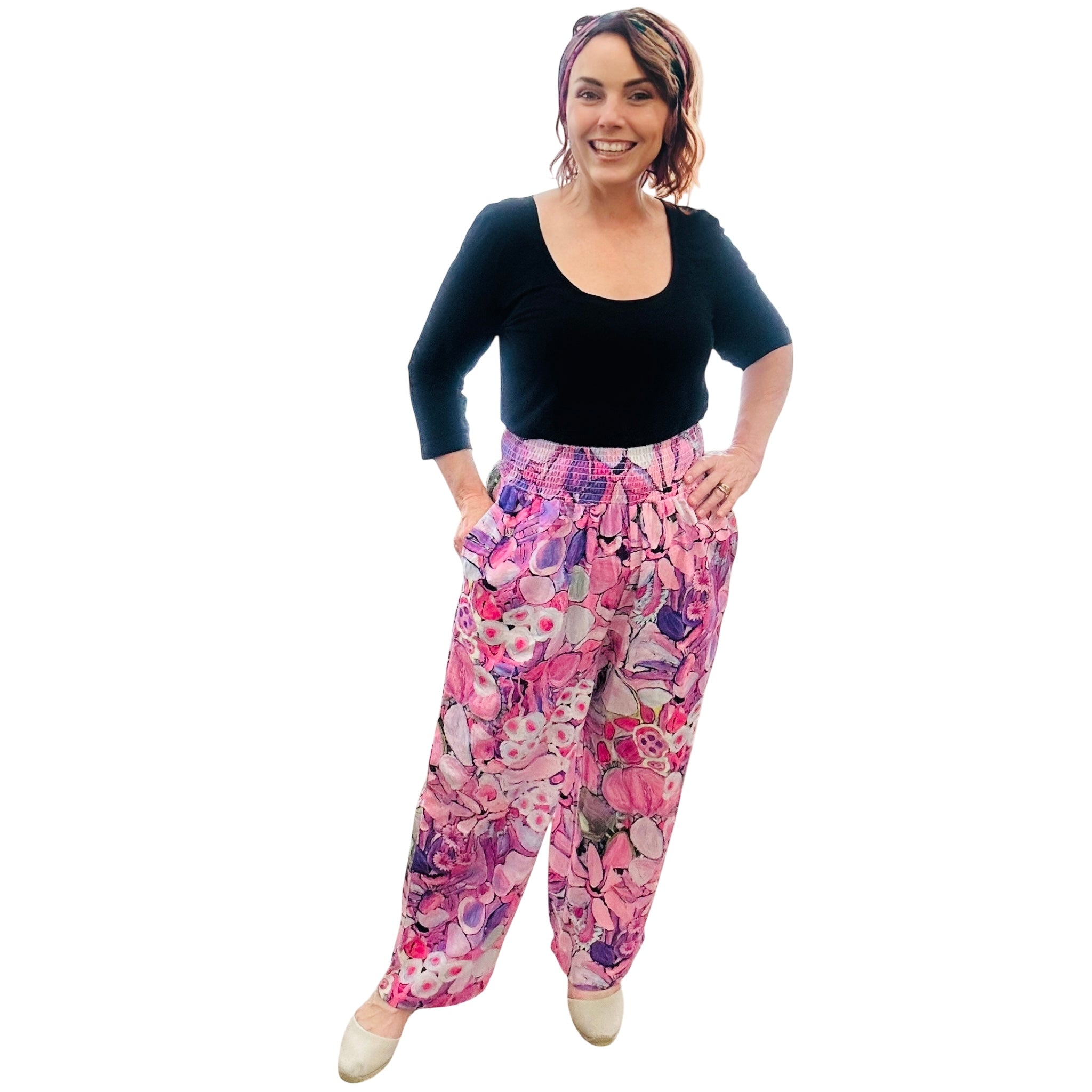 Scrubs or Casual Pants in Perfectly Violet