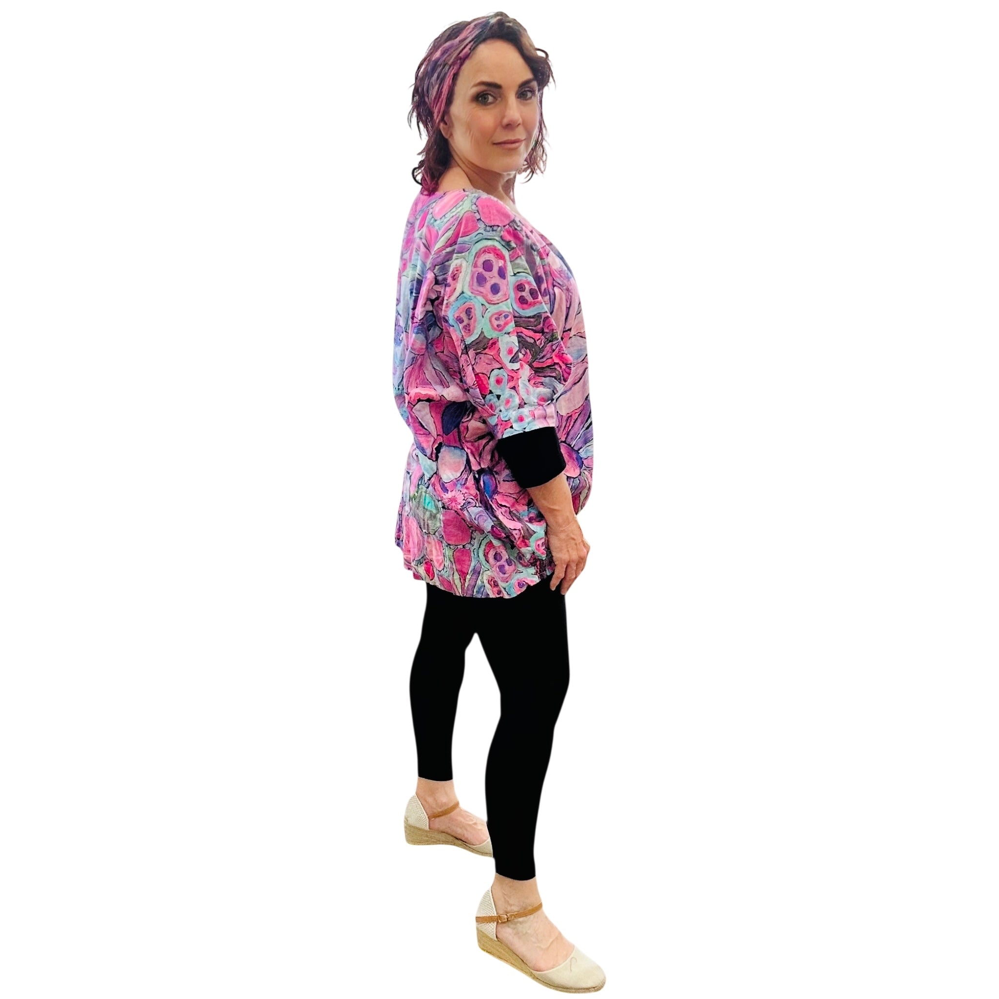 Scrubs or Casual Top in Perfectly Violet
