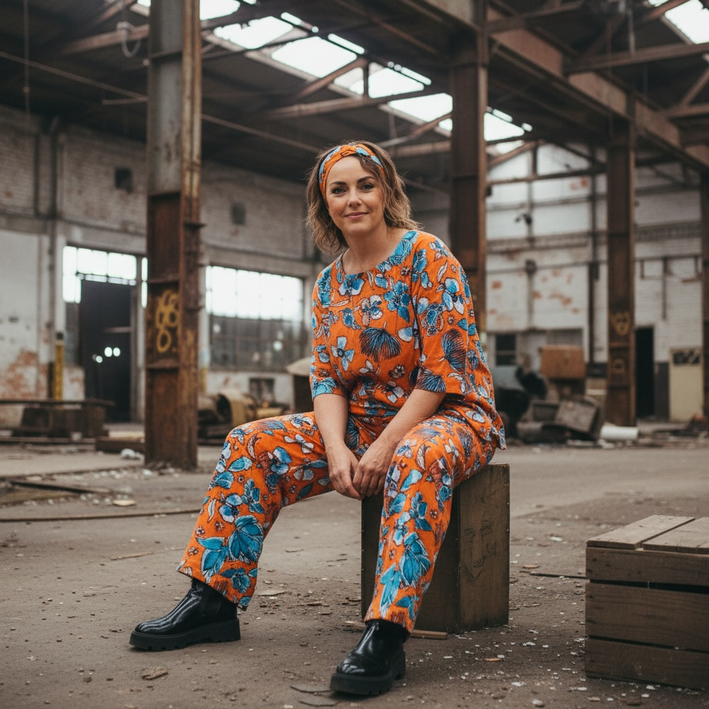 Cassie Pants in Burnt Orange