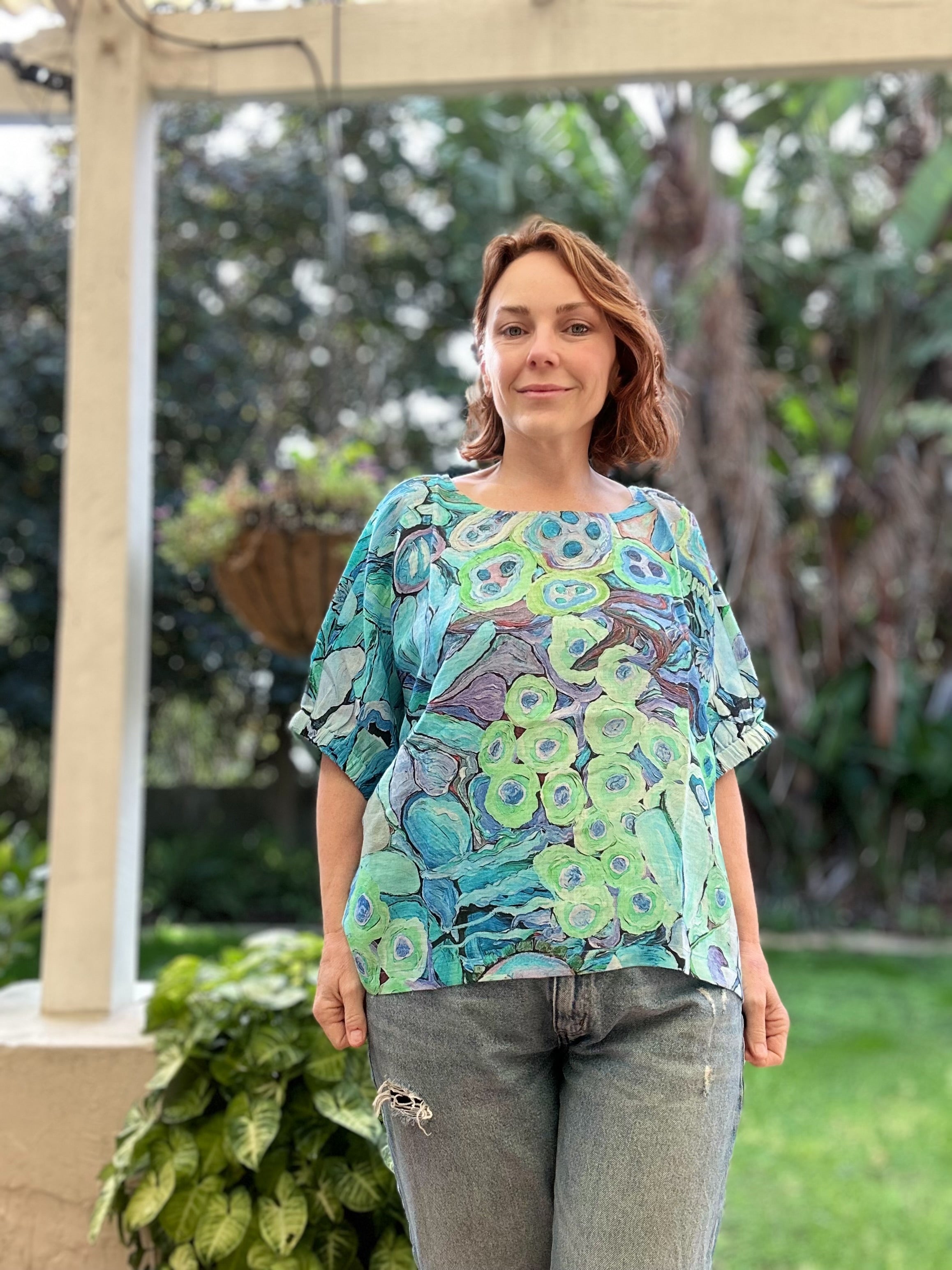 Jeunesse Linen in Perfectly Turquoise
