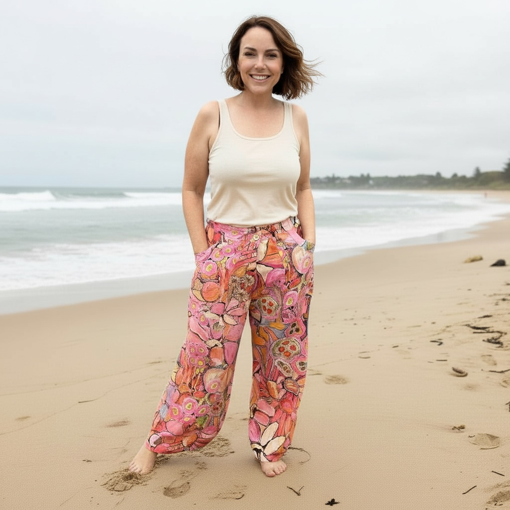 Ziggy Linen in Perfectly Peach