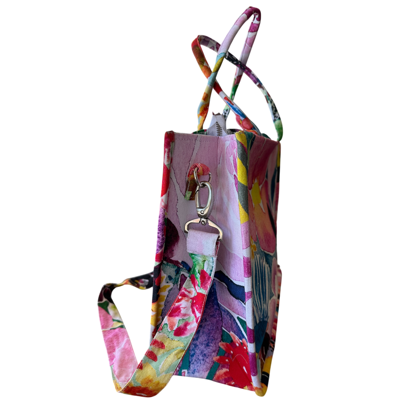 Maggie Handbag in Floral Coral