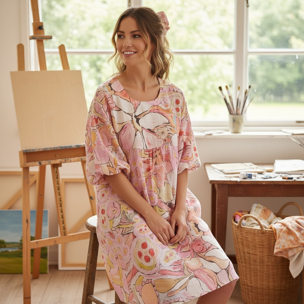 Athena Linen - Perfectly Peach