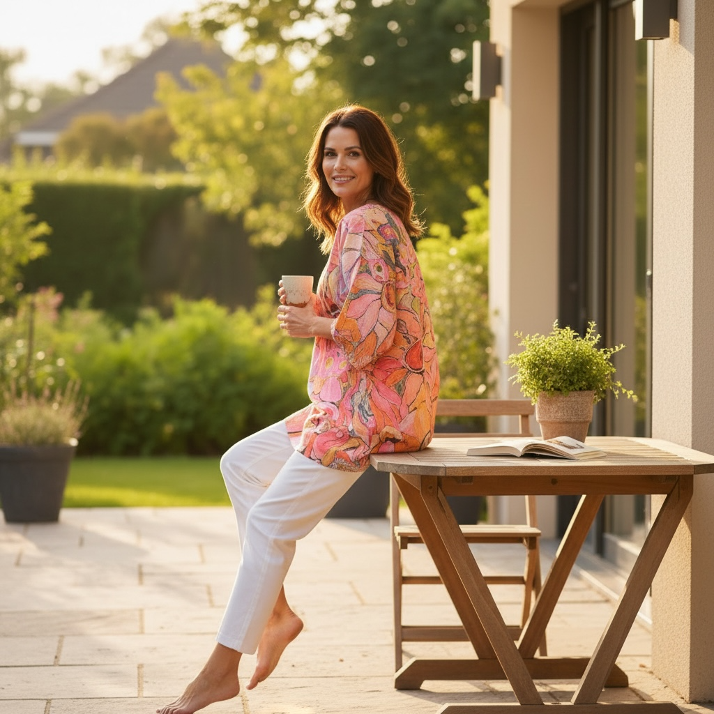 Kristie Tunic in Perfectly Peach