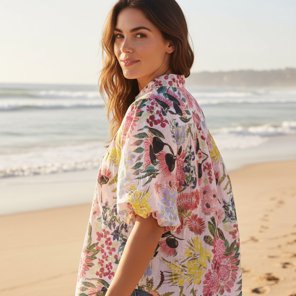 Jessica Blouse in Spring Fling Blush