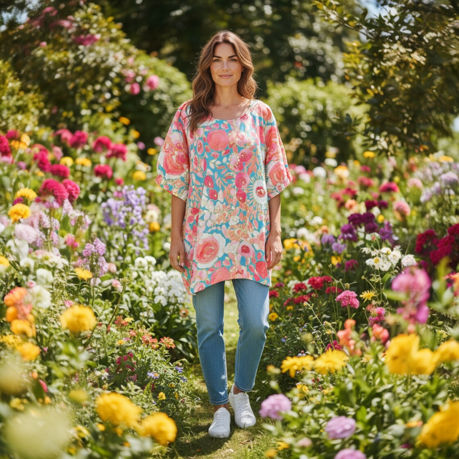 Kristie Tunic in Petticoat Lane