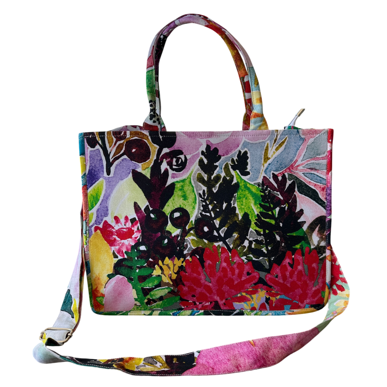 Maggie Handbag in Floral Coral