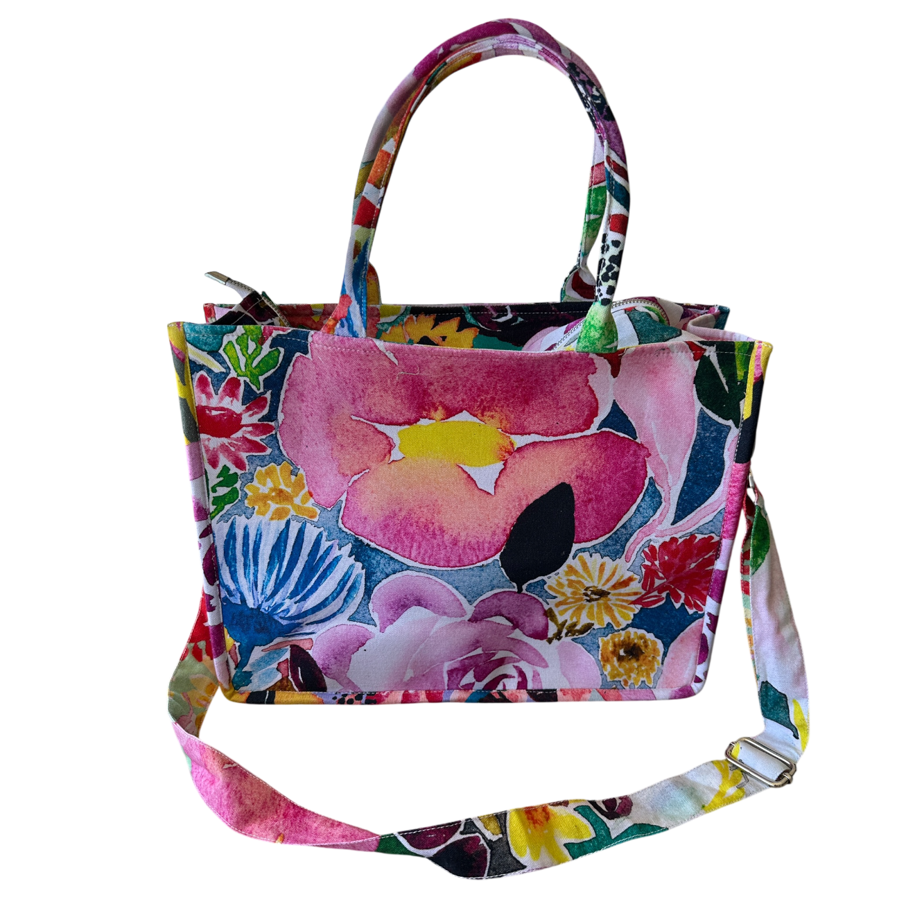 Maggie Handbag in Floral Coral