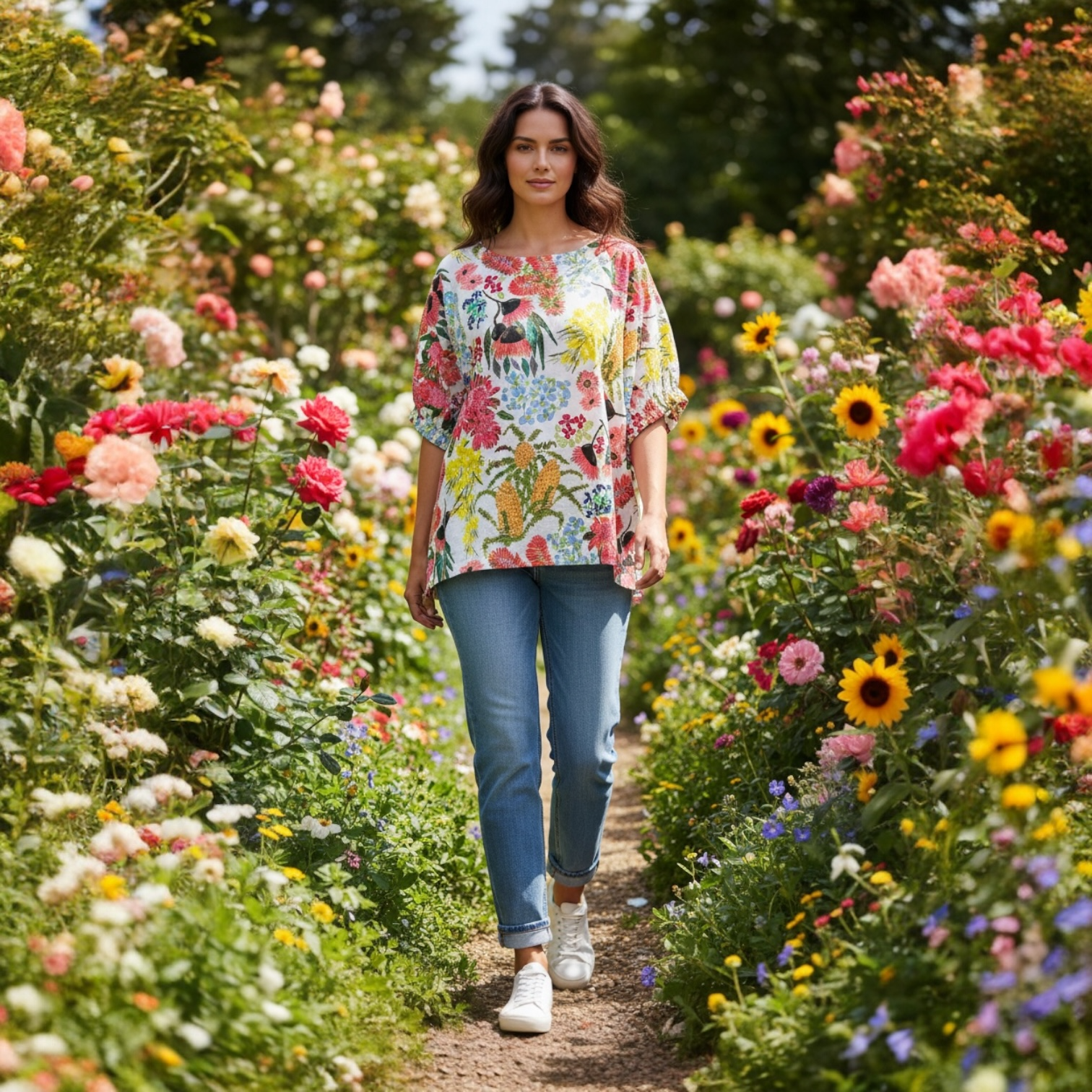 Kristie Tunic in Spring Fling