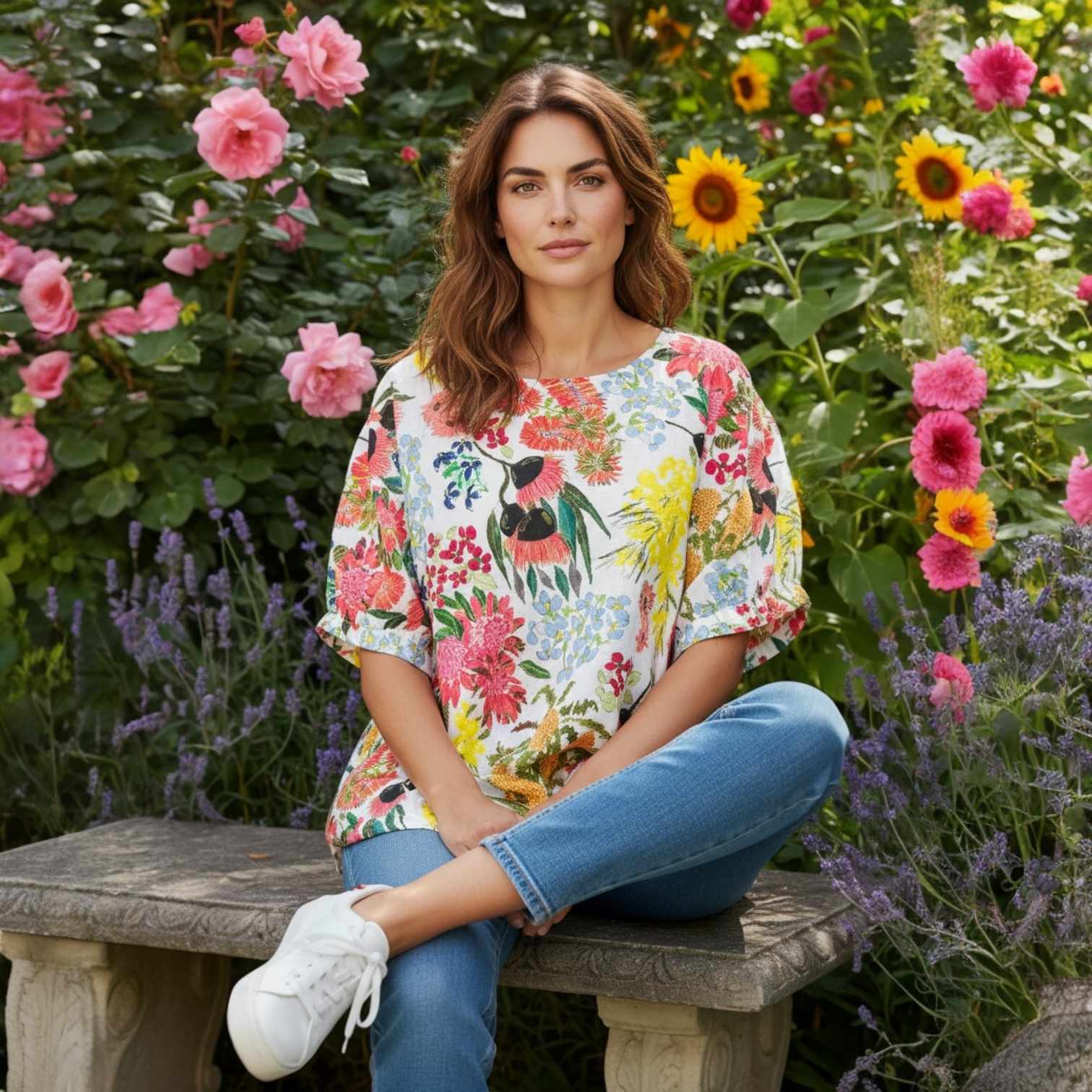 Kristie Tunic in Spring Fling