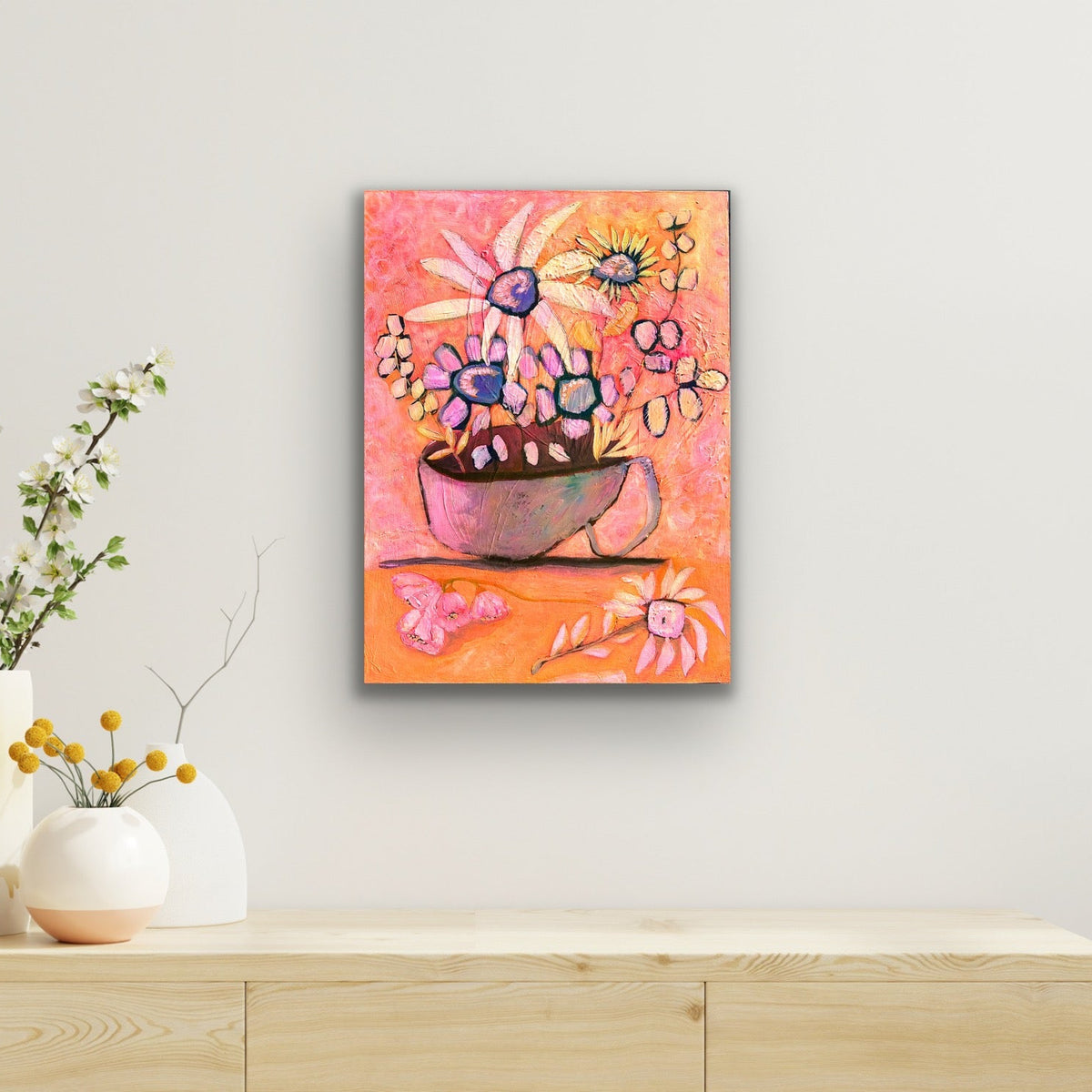 Artistic Floral Wall Art – Kerry Munns Artlife | Hand-Painted Originals