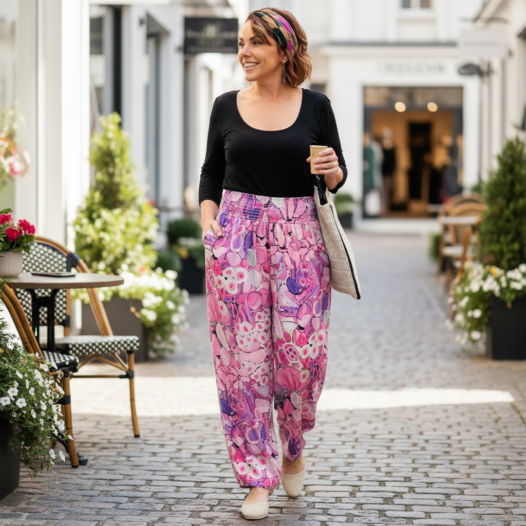 Cassie Pants in Perfectly Violet